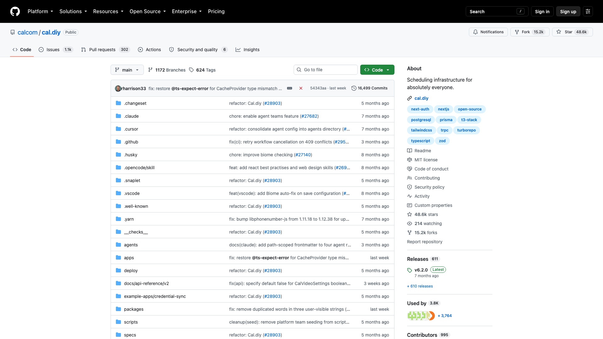 Cal.diy on GitHub